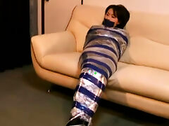 Japanese woman bdsm gagging